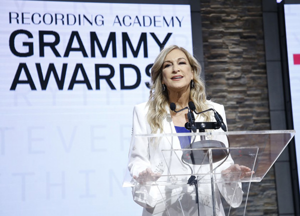 Former Recording Academy President and CEO Deborah Dugan, who was officially terminated by the academy’s board of trustees on Monday  (Photo courtesy of John Lamparski/WireImage/TNS)
