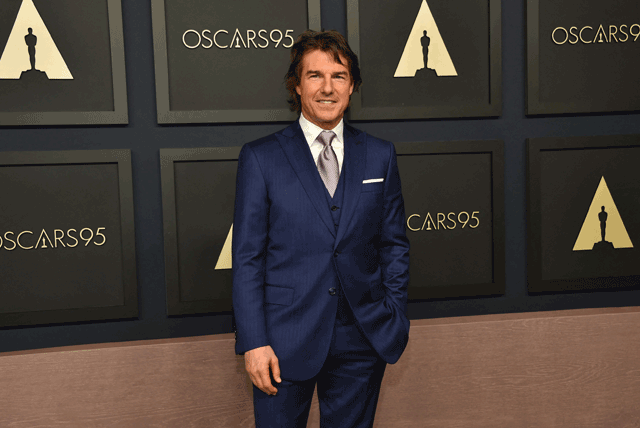 US actor Tom Cruise arrives for the 95th Annual Oscars Nominees Luncheon in Beverly Hills, California, on Monday (AFP photo by Chris Delmas)