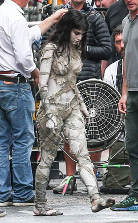 Undated photo of Sofia Boutella on the ‘The Mummy’ production set (Photo courtesy of imdb.com)