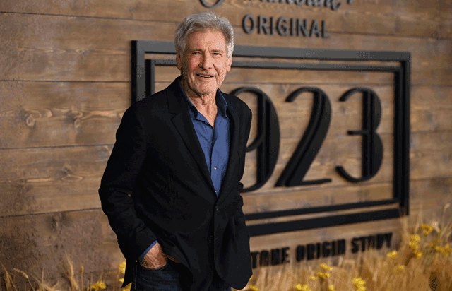 US actor Harrison Ford attends Paramount+ series ‘1923’ premiere at the Hollywood American Legion Post 43 in Los Angeles on December 2 (AFP photo by Robyn Beck)