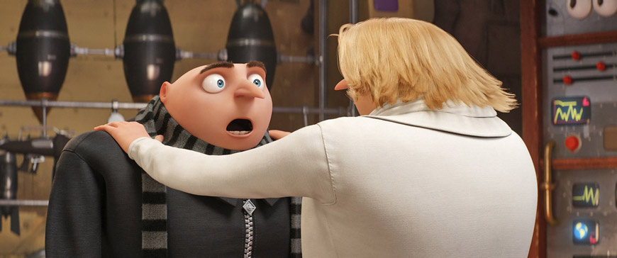 Dru in a scene from ‘Despicable Me 3‘  (Photo courtesy of imdb.com)