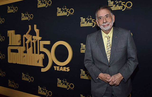 US director Francis Ford Coppola received a star on Hollywood’s “Walk of Fame” in conjunction with the 50th anniversary of “The Godfather” (AFP photo)