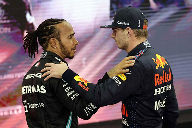 Mercedes driver Lewis Hamilton (left) and Red Bull driver Max Verstappen will continue their Formula One rivalry this season (AFP photo)