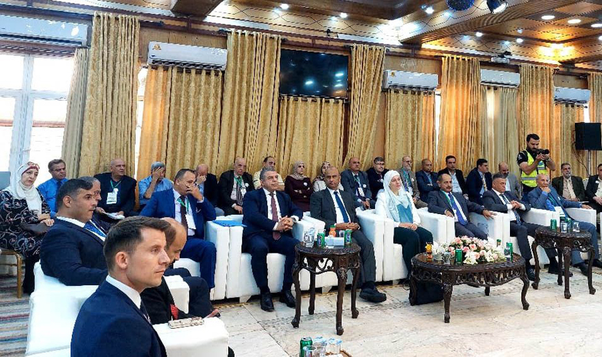 Princess Basma Bint Ali and guests during the third agricultural scientific conference, titled ‘The State of Food Security and Nutrition in Jordan: Challenges and Opportunities’, in Irbid (Photo courtesy of  FAO)