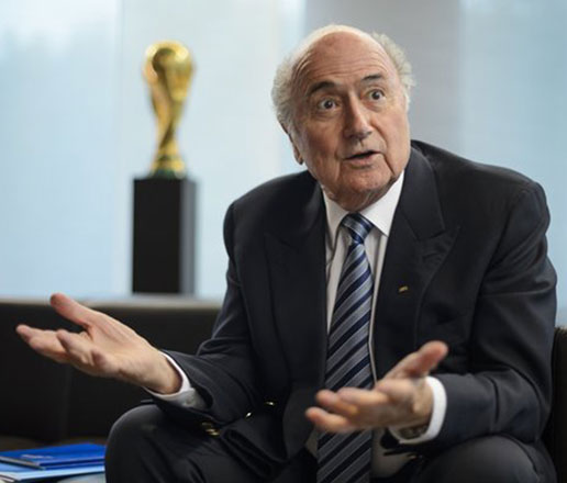  FIFA President Sepp Blatter (AFP photo Fabrice Coffrini)