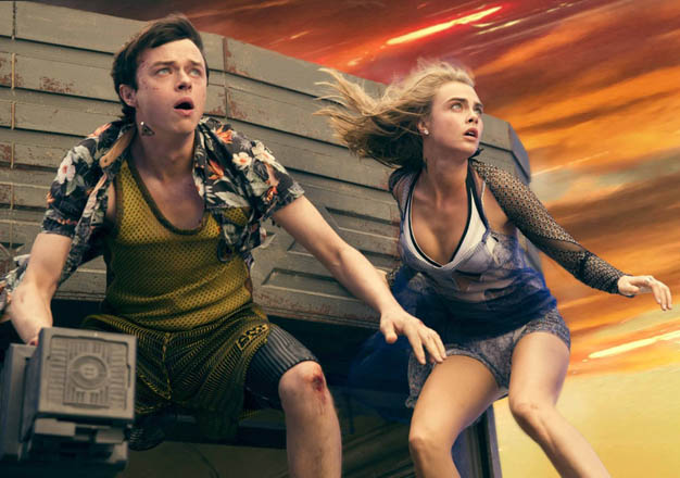 Dane DeHaan (right) and Cara Delevingne in ‘Valerian and the City of a Thousand Planets’ (Photo courtesy of imdb.com)