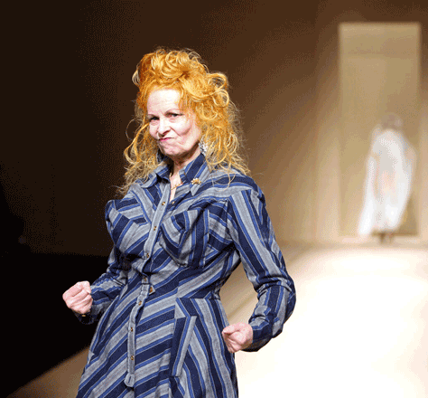 British fashion designer Vivienne Westwood kept her business independent when other fashion designers were looking for the safety of major brands (AFP photo by Pierre Verdy)