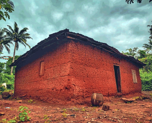 A mud house in Abeokuta, Nigeria (Photo courtesy of unsplash.com)