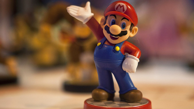 A Mario figurine is displayed during Madrid Games Week 2015 in Madrid, Spain (AFP photo by Sebastien Berda)