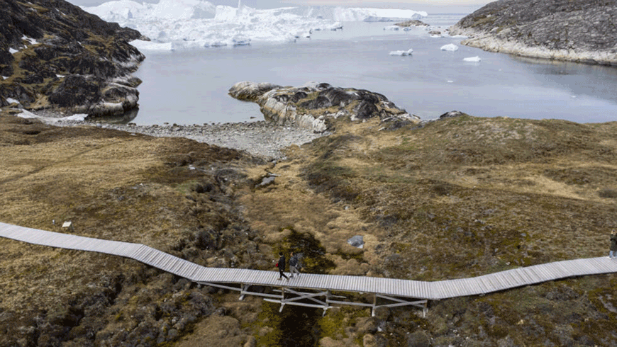 Most of Greenland was ice-free and green 416,000 years ago (AFP photo by Odd Andersen)