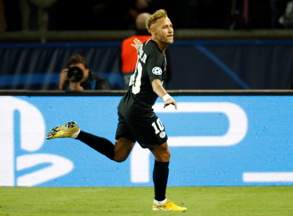 Paris Saint-Germain have been the subject of another UEFA investigation since they signed Neymar from Barcelona for a world-record 222 million euros in August 2017 (Reuters photo)
