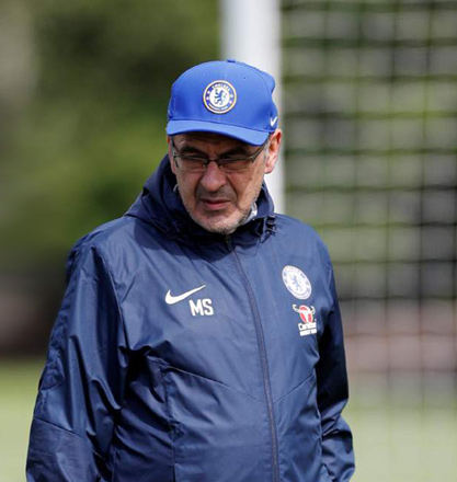 Chelsea manager Maurizio Sarri  (AFP photo)