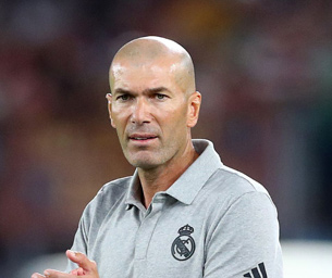 Real Madrid manager Zinedine Zidane  (AFP photo by Matteo Ciambelli)