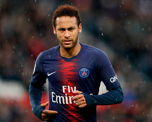 Paris Saint-Germain’s Brazilian forward Neymar looks on during the French L1 football match against Nice in Paris on May 4  (AFP photo by Lionel Bonaventure)