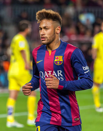 Barcelona player Neymar  (Photo courtesy of onedio.com)