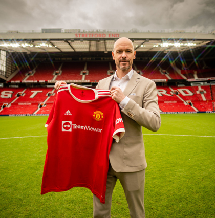 Manchester United manager Erik ten Hag (AFP photo by Ash Donelon)