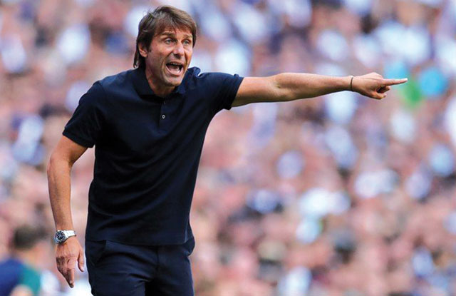 Antonio Conte has been heavily backed in his first full season as Spurs boss and much is expected from his team  (AFP photo)