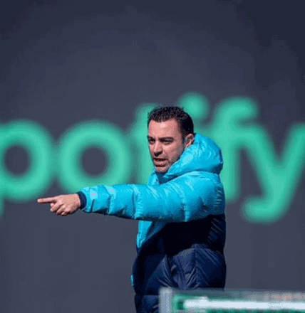 Barcelona coach Xavi Hernandez  (Photo courtesy of FCBarcelona)