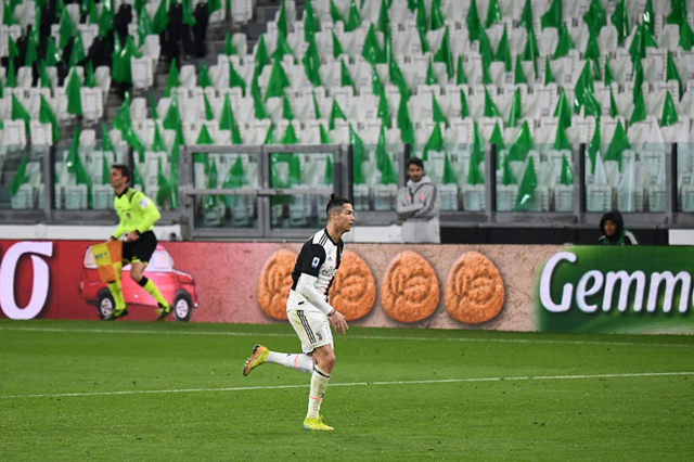 Juventus’ Cristiano Ronaldo (AFP photo by Vincenzo Pinto)