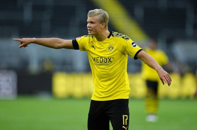 Borussia Dortmund's Erling Braut Haaland (AFP photo by Alexandre Simoes)