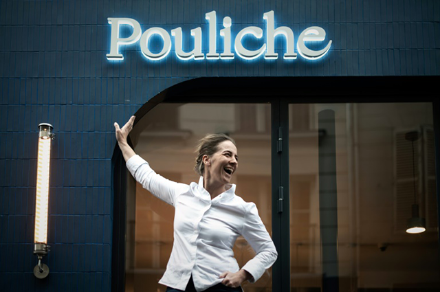 Paris chef Amandine Chaignot says cooking at home right now has to be easy, quick and not involve a lot of equipment (AFP photo by Philippe Lopez)