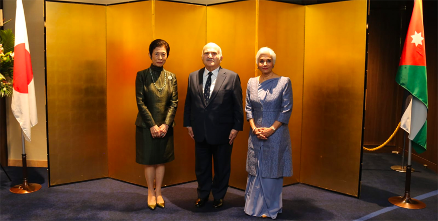 HRH Prince El Hassan and HRH Princess Sarvath El Hassan on Sunday conclude an official visit to Japan, where they met with Japan’s Emperor Naruhito and Empress Masako (Petra photo)