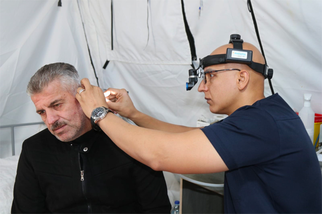 The director of the Jordanian Field Hospital in Nablus says that the facility has treated a total of 24,059 patients, performing 128 major surgeries and 133 minor surgeries (Petra photo)