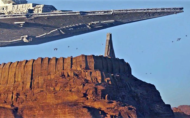 American science fiction film ‘Rogue One: A Star Wars Story’ was shot in Wadi Rum in 2015 (Photo courtesy of stepfeed.com)