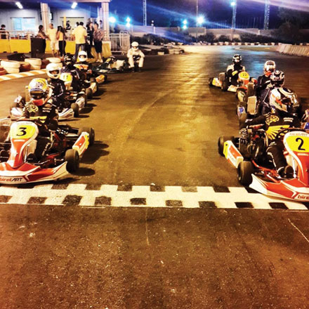 Drivers taking part in Round 2 of the Jordan Karting Championship on July 4 at the Jordan Speed Centre (Photo courtesy of Jordan Motorsport)
