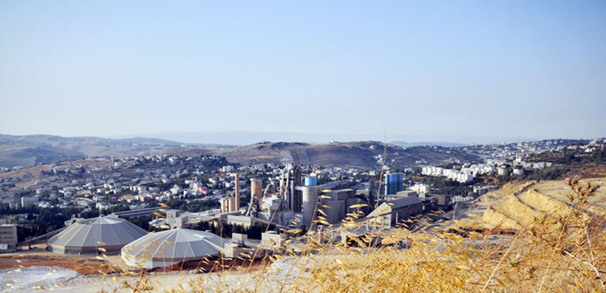 A general view of Lafarge Jordan’s cement factories in Fuheis (JT file photo)
