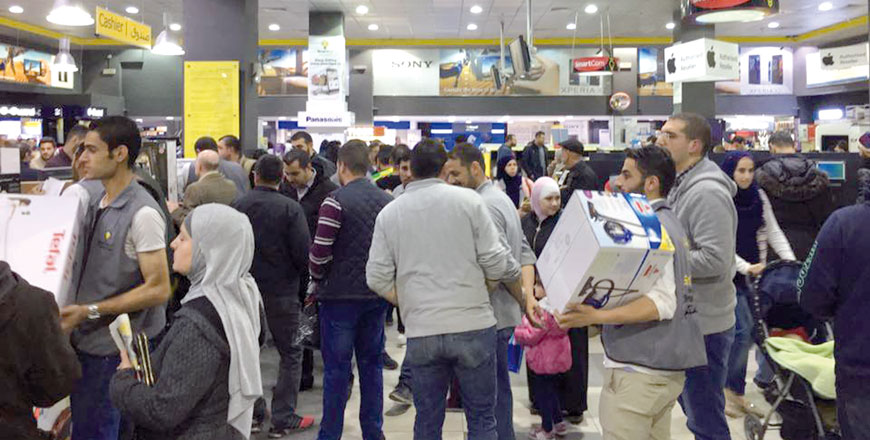 Over the years, Mother's Day has become increasingly commercialised, with advertisements of offers and discounts on potential gifts such as home appliances and jewellery (Photo by Muath Freij)