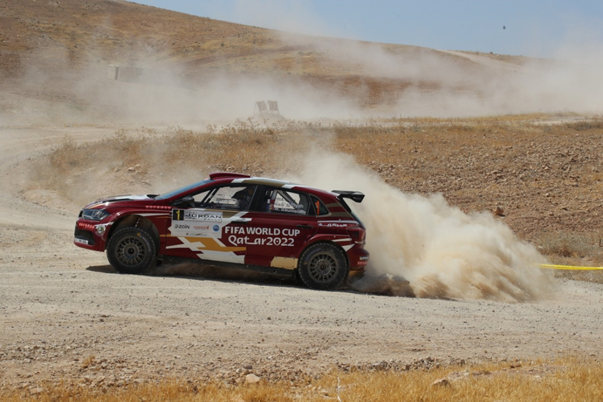 Qatar’s Nasser Saleh Al Attiyah in action at the Jordan Rally in May of 2021 (Photo courtesy of Jordan Rally Media Service)