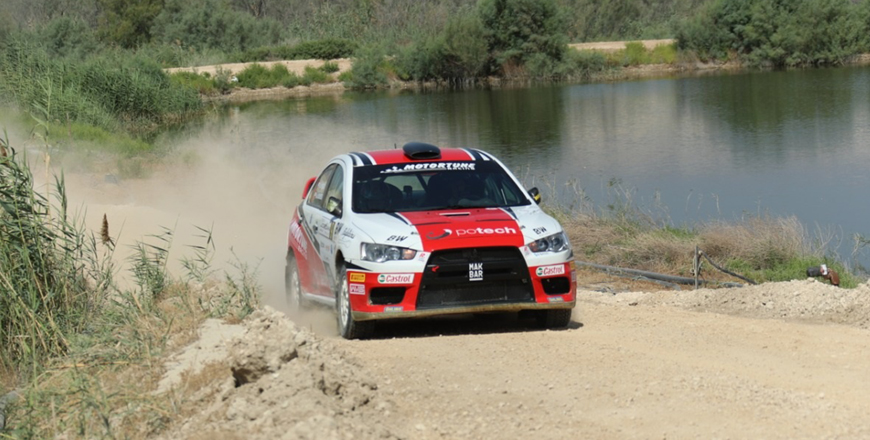Lebanon’s Alex Feghali in action at the 2021 MERC2 in Jordan  (Photo courtesy of the Jordan Rally Media Service)