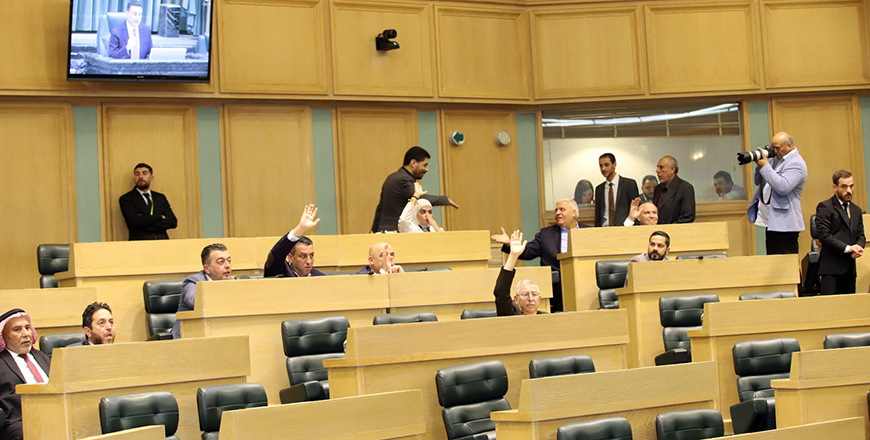 In a closed-door session exclusive to members of the Lower House, lawmakers voted to lift the immunity of MP Imad Al Adwan on Sunday (Petra photo)