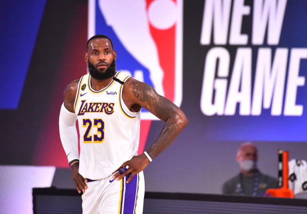 LeBron James of the Los Angeles Lakers  (AFP photo by Jesse D. Garrabrant)
