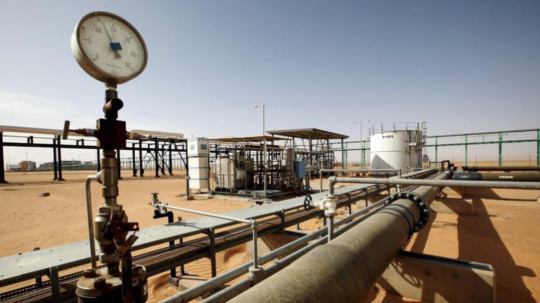 Libya’s giant El Sharara oilfield.