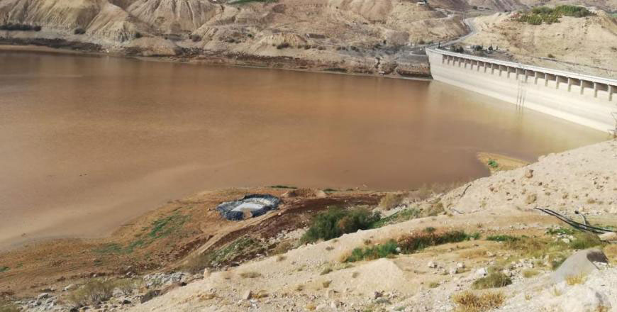 A view of Mujib Dam (Photo courtesy of Water Ministry)