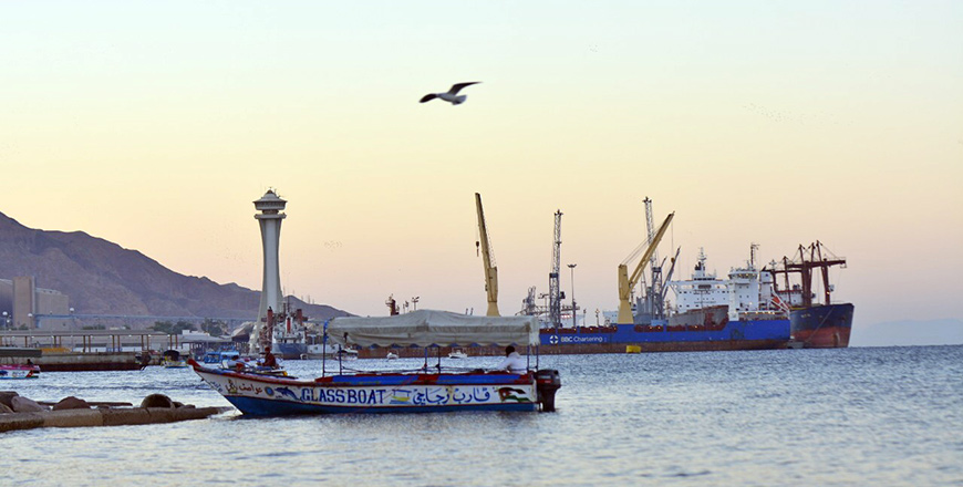 A view of the Aqaba port, located some 330 kilometres south of the capital (JT file photo)