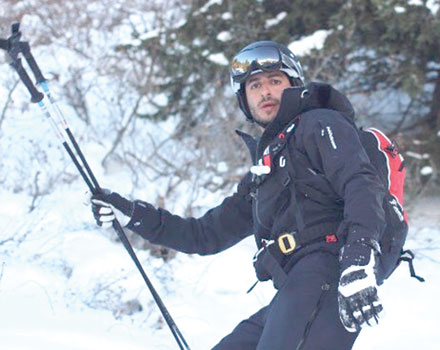 Suhail Azzam, who will represent Jordan at the Asian Winter Games next week, in an undated photo  (Photo courtesy of JOC Media Service)
