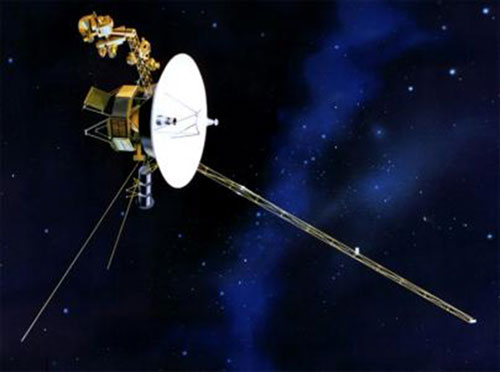 This NASA file photo taken on August 3, 2002, shows an artist’s rendition of the Voyager spacecraft (Photo courtesy of nasa.gov)