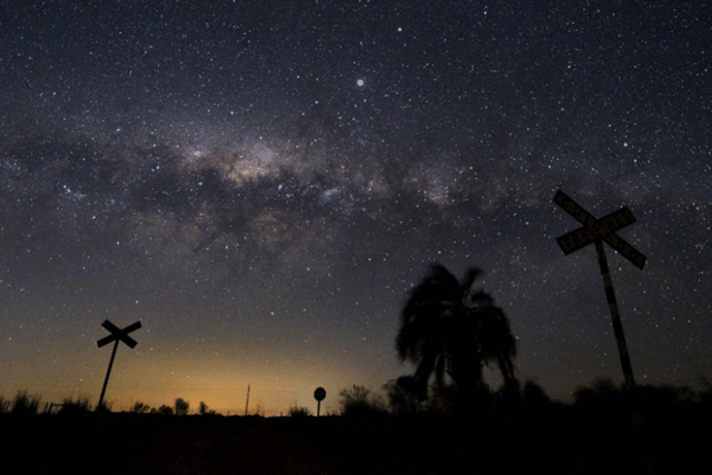 Rapidly growing light pollution — skyglow — is making it harder to see stars in the night sky with the naked eye (AFP photo)