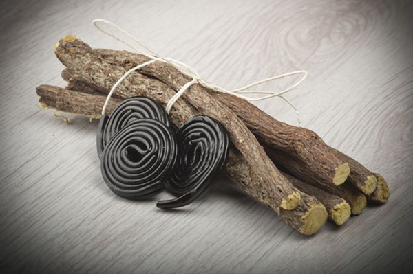  Black liquorice wheel with natural liquorice root (Photo courtesy of eatthis.com)