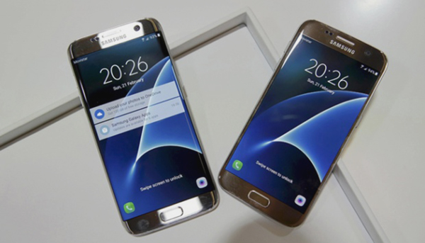  Samsung Galaxy S7 (right) and Galaxy S7 edge (Reuters photo)