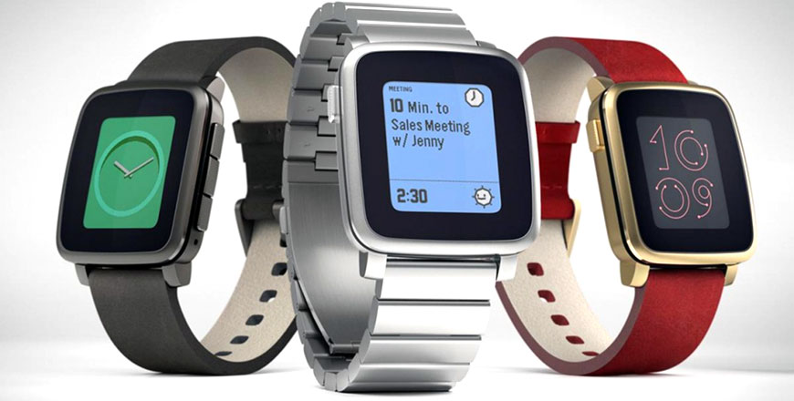  New model — Pebble Time (Photo courtesy of Pebble Time)