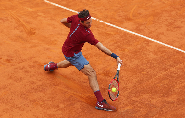  Roger Federer will play in the Madrid Open, his first tournament on clay since the Italian Open in May 2016 (AFP photo by Matthew Lewis)