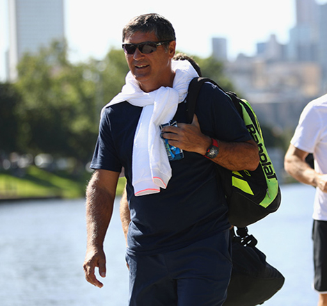 Coach Toni Nadal is the Guest of Honour at the Lexus Tennis Festival  (AFP photo)