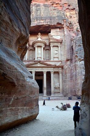The rose-red city of Petra, some 220 kilometres south of Amman (File photo)