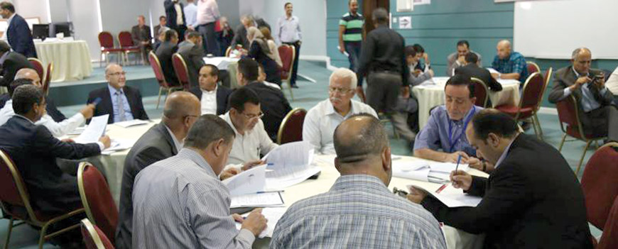 Election officials take part in a recently completed training course ahead of the Independent Election Commission’s Saturday announcement of the start of the candidacy stage and its requirements   (Photo courtesy of  Independent Election Commission)